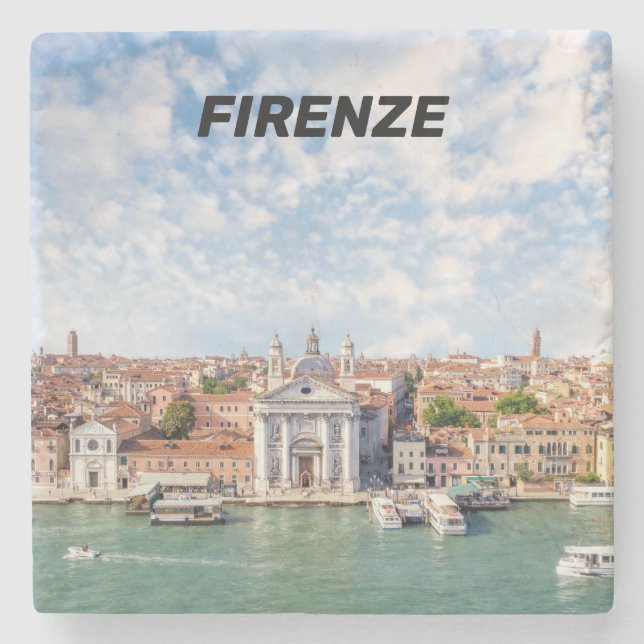 Beautiful Firenze - Italy Stone Coaster (Front)
