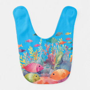 Beautiful fish Baby Bib
