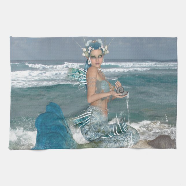 Beautiful Fish of the Sea Kitchen Towel (Horizontal)