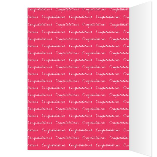 Beautiful flamingo in circles greeting card (Inside (Left))