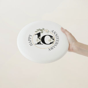 Beautiful Floral 10th ANNIVERSARY Wham-O Frisbee