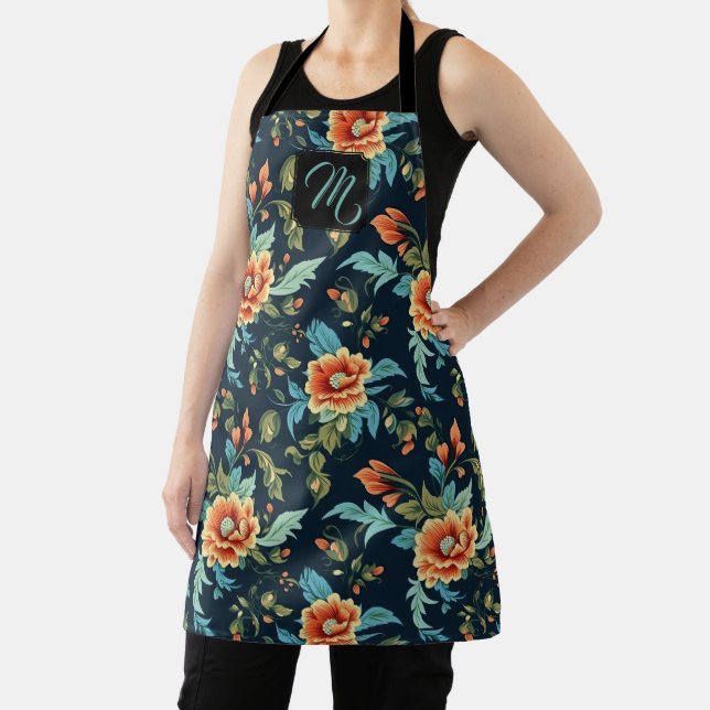 Beautiful Floral Apron (Insitu)