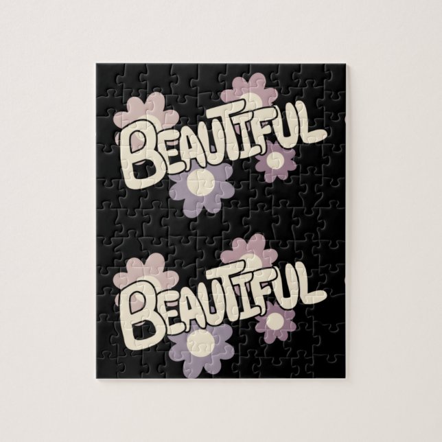 Beautiful Floral Art Jigsaw Puzzle (Vertical)