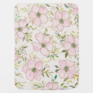 Beautiful Floral Baby Blanket