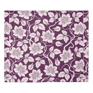 Beautiful Floral Background Duvet Cover