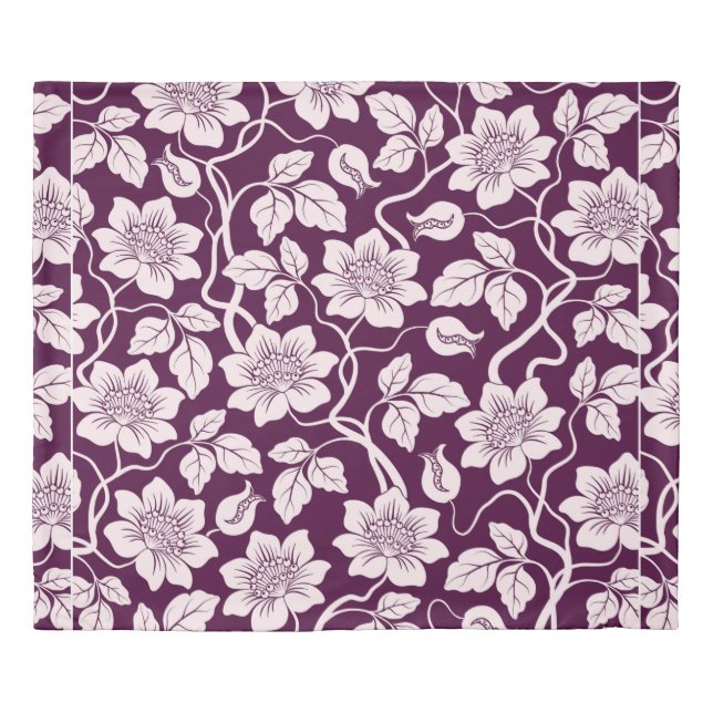 Beautiful Floral Background Duvet Cover (Front)