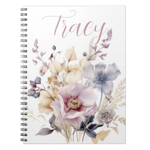Beautiful Floral Bouquet Custom Notebook