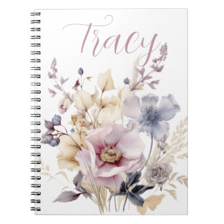 Beautiful Floral Bouquet Custom Notebook