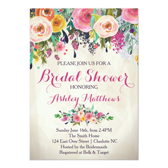 Beautiful Bridal Shower Invitations 8