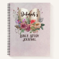 Beautiful Floral Christian Custom Bible Study