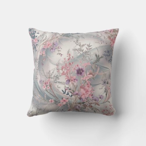 Beautiful floral design pillow