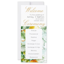 Beautiful Floral Fruit watercolour summer Wedding