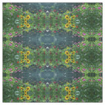 Beautiful floral garden fabric