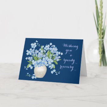 Beautiful Floral Get Well Wishes Card by Siberianmom at Zazzle