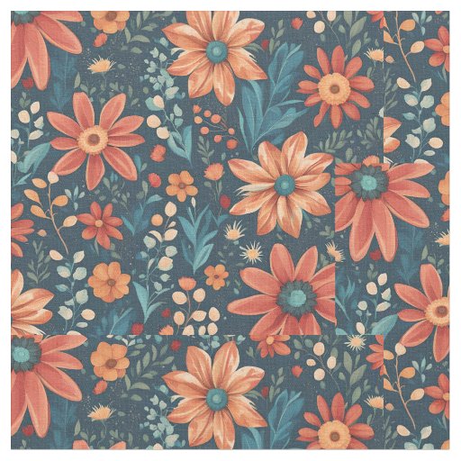 Beautiful Floral Inspiration  Fabric