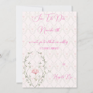 Beautiful Floral Invitation