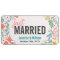 Beautiful Floral Just Married Wedding Decoration