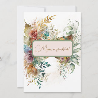Beautiful Floral Mother's Day Invitation