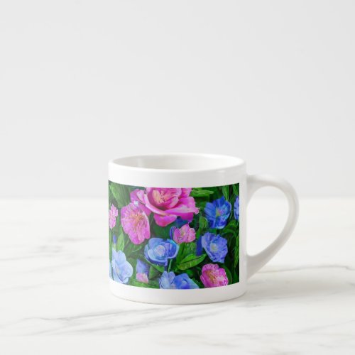 Beautiful Floral Mug Espresso Cup