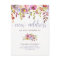 Beautiful Floral | New Address Moving Announcement