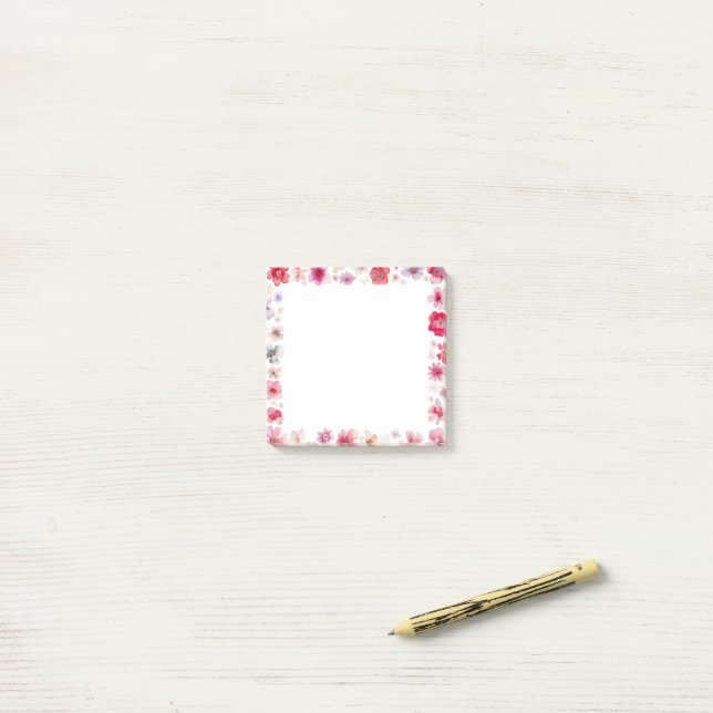 Beautiful Floral Notes (On Desk)