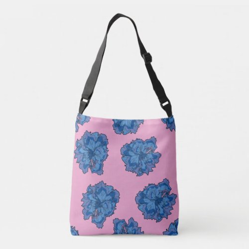 Beautiful floral pattern crossbody bag