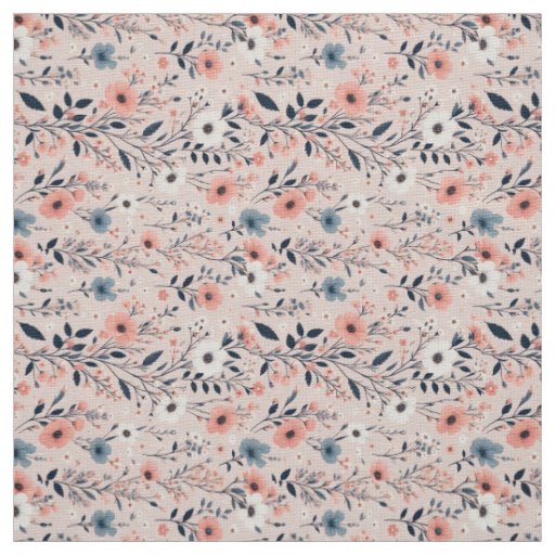 Beautiful Floral Pattern Fabric