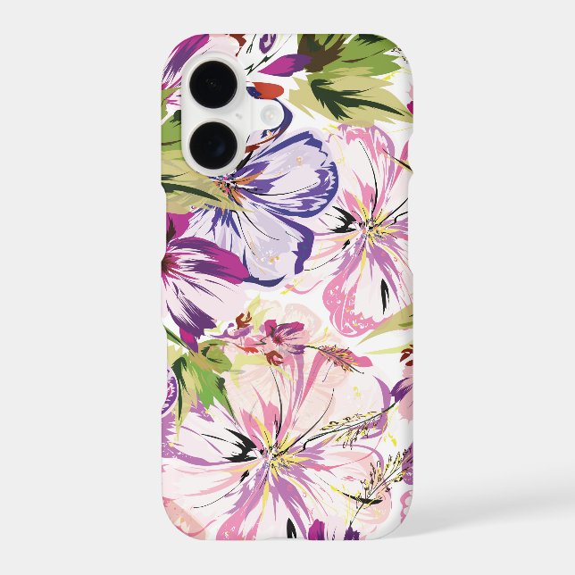 Beautiful Floral Pattern Iphone Case (Back)