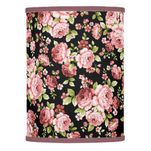 Beautiful Floral Pattern Roses with Green Foliage Lamp Shade