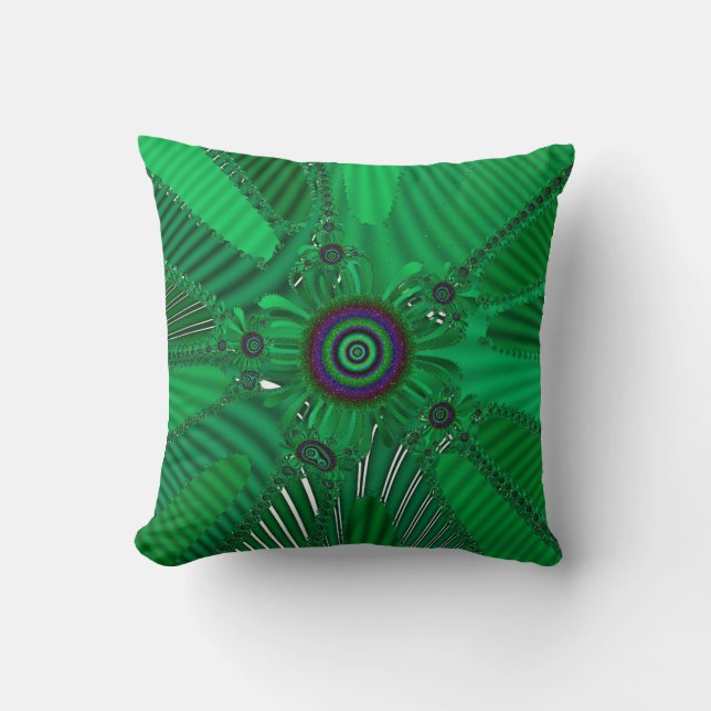 Beautiful Floral Pattern  Throw Pillow (Front)