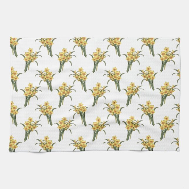 Beautiful Floral Pattern Towel (Horizontal)