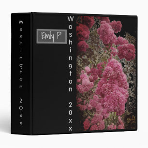 Beautiful, floral photo album, photo, roses 3 ring binder