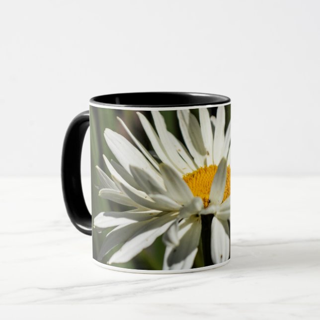 Beautiful Floral Photo Mug (Front Left)