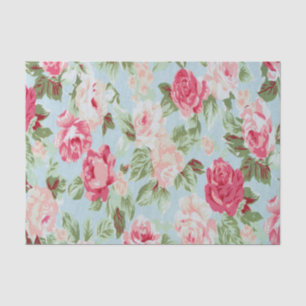 beautiful,floral,pink,vintage,victorian,shabby fun tissue paper
