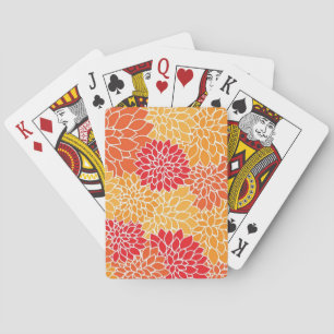 Beautiful Floral Playing Cards