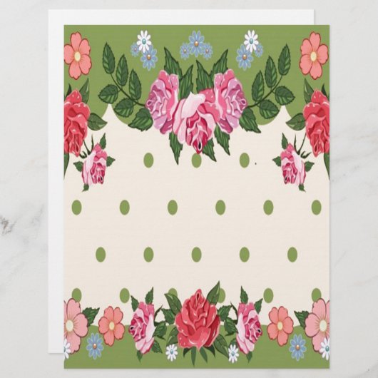 Beautiful Floral Pttern (Front/Back)