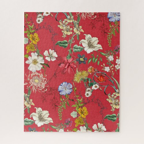 Beautiful Floral Puzzle Jigsaw Puzzle