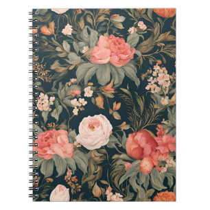 Beautiful Floral Rose Flowers Notebook