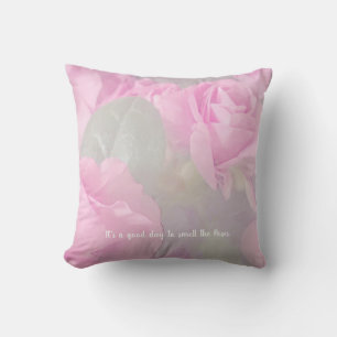 Beautiful Floral Roses BirthdayThrow Pillow
