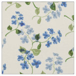 Beautiful floral seamless pattern forget-me-not bl fabric