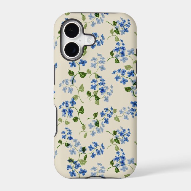Beautiful floral seamless pattern  iphone case (Back)
