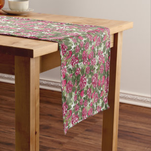 Beautiful Floral Short Table Runner