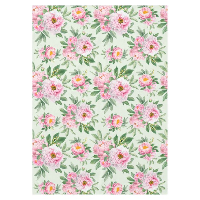 Beautiful Floral Tablecloth (Front)