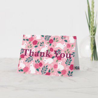 Beautiful Floral Thank You Card