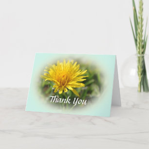 beautiful floral thank you card.