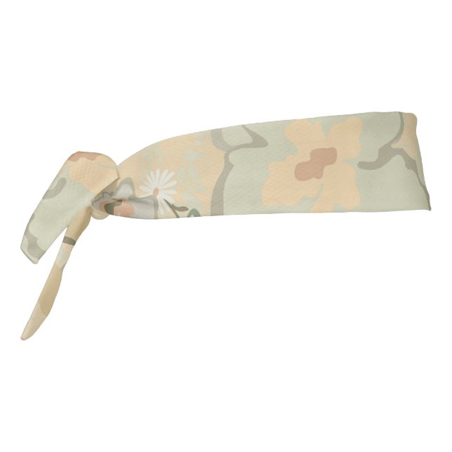 Beautiful floral  tie headband (Rotate 270)