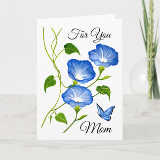 Beautiful Floral Watercolor Greeting Card