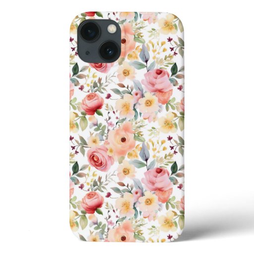 Beautiful Floral Watercolor iPhone / iPad case