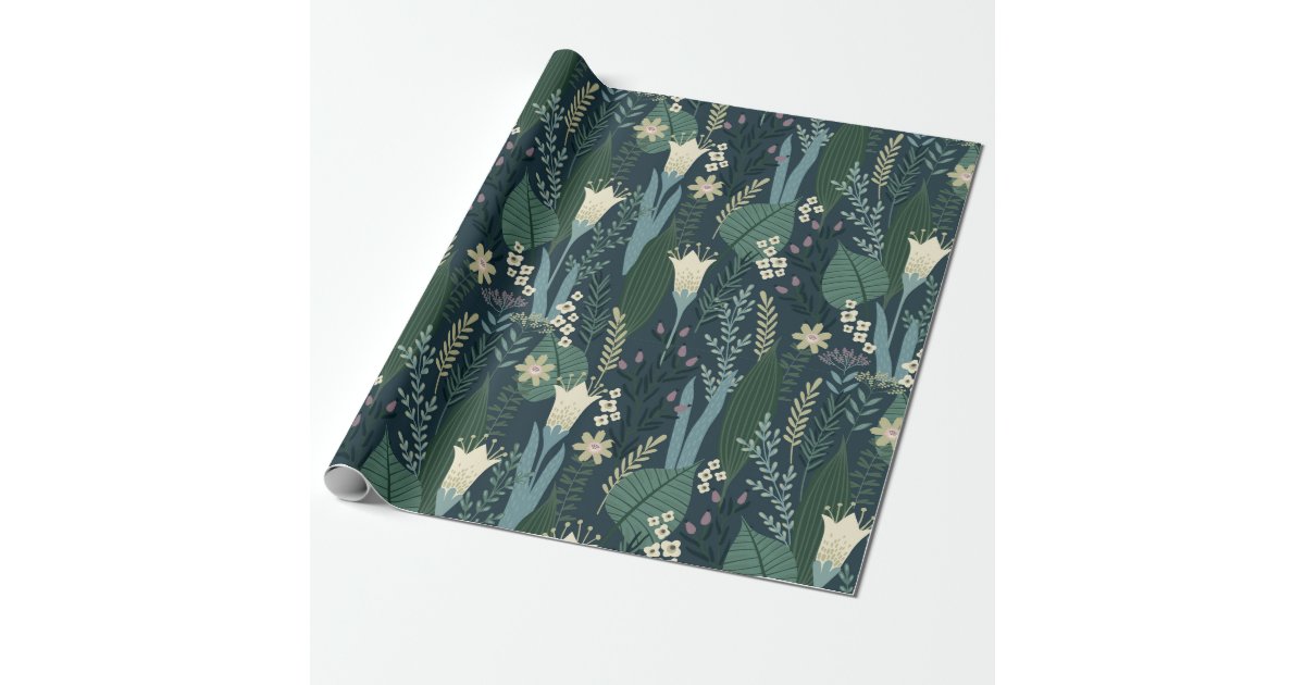 Beautiful Floral Wrapping Paper Zazzle