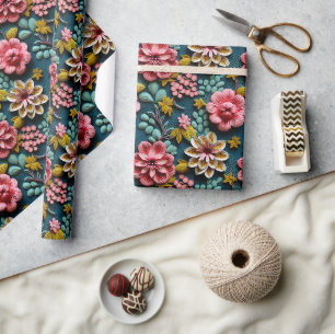 Beautiful Florals Wrapping Paper